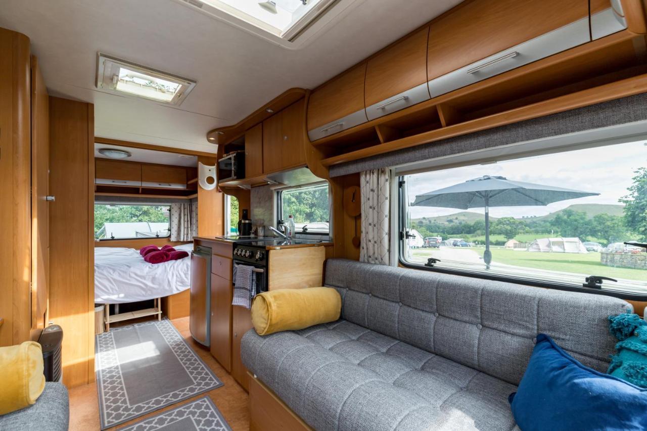 Cosy Caravan On Luxury Campsite Hulme End Exterior foto