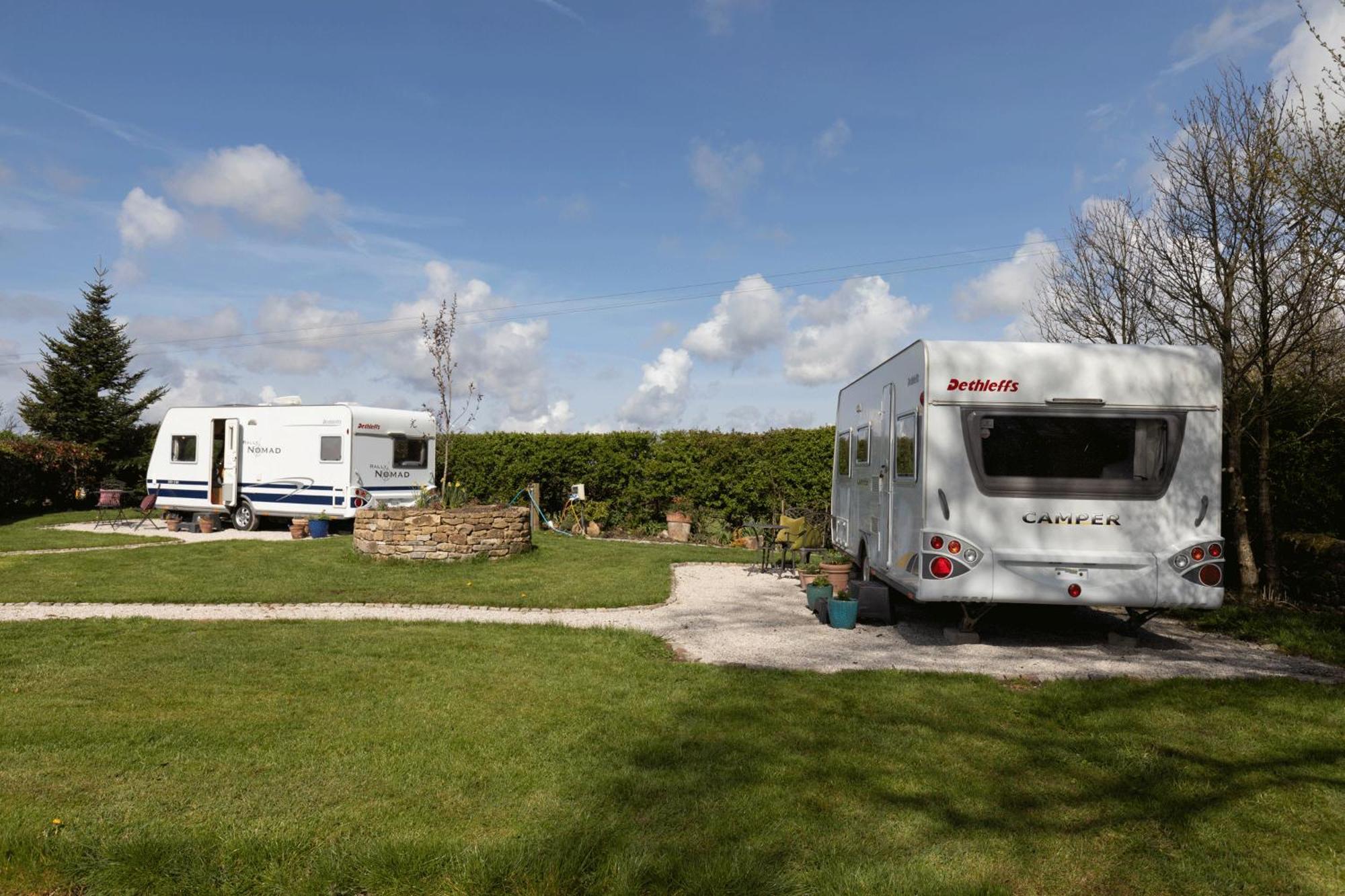 Cosy Caravan On Luxury Campsite Hulme End Exterior foto